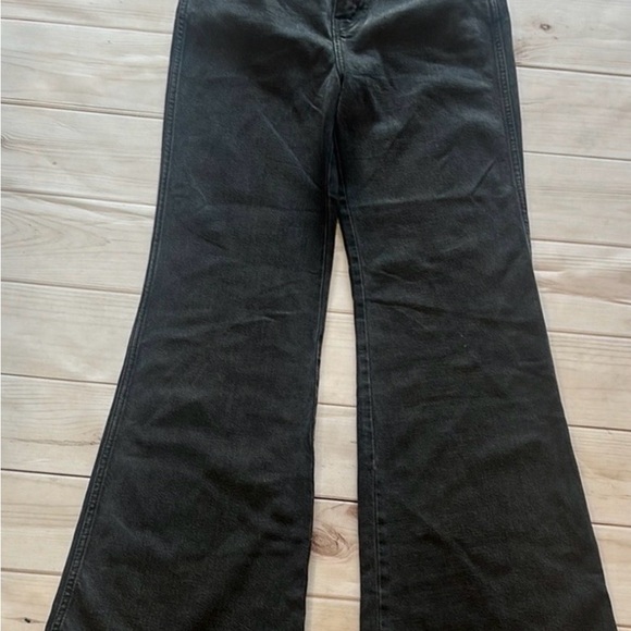 Wrangler Dark Gray Flare Jeans 32 - Picture 3 of 7